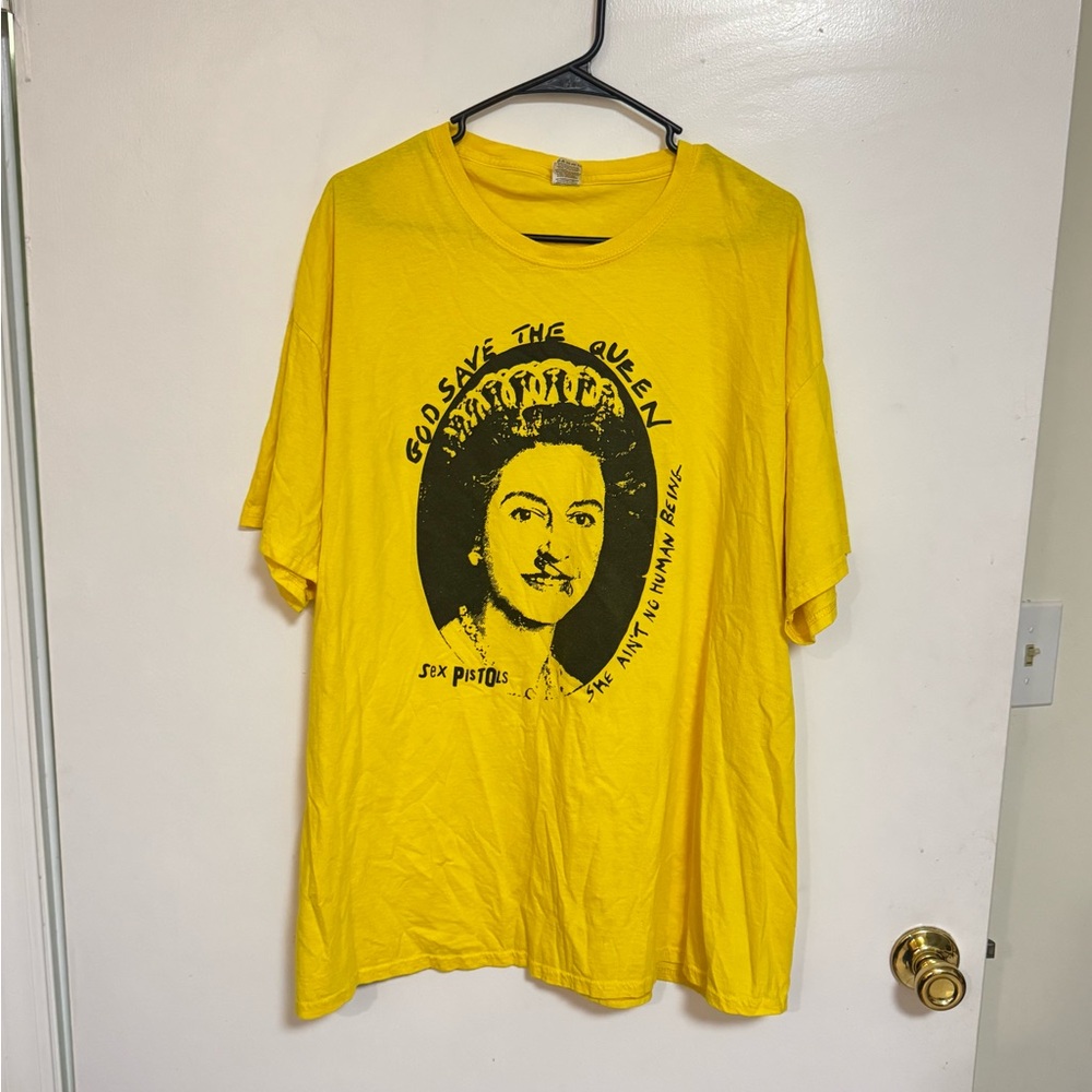 Fruit of the Loom Yellow Graphic Tee